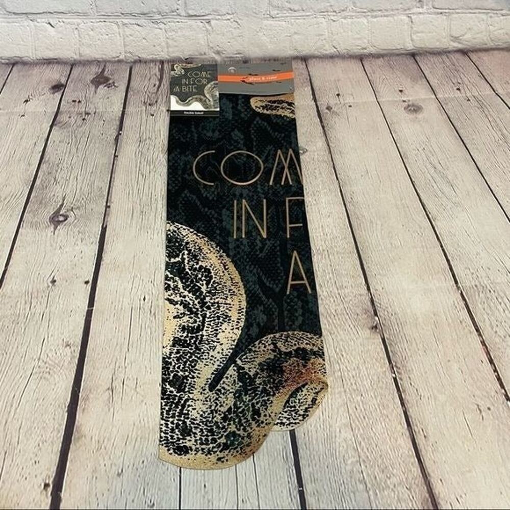 Joann Fabrics Halloween “Come In For A Bite” Snake Flag